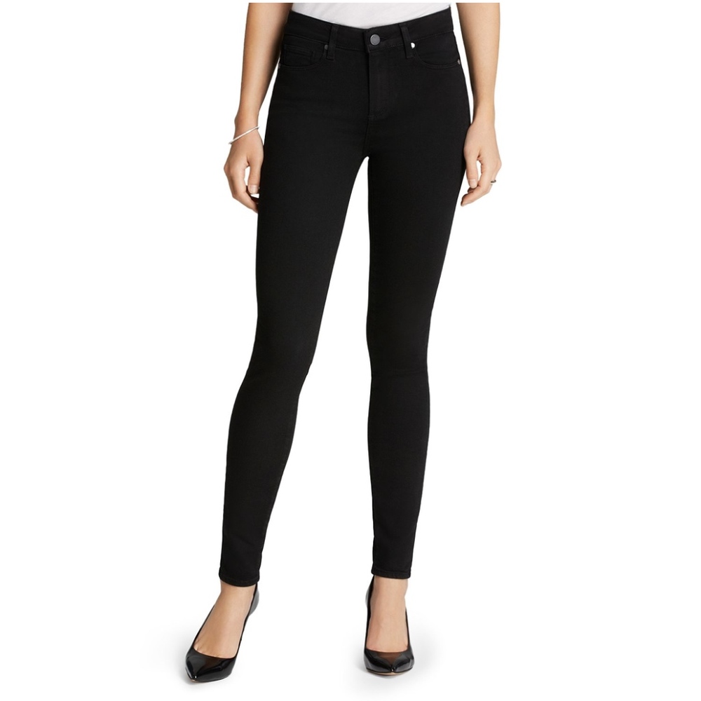 Paige Transcend Hoxton Ultra Skinny Jeans-Black